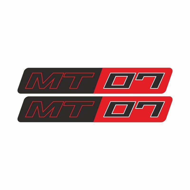 Yamaha Yamha Mt07 Uyumlu Kırmızı 15X2 Cm Damla Sticker