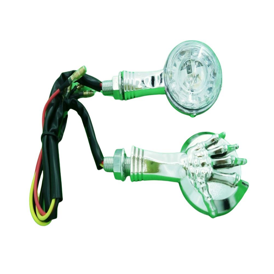 Sinyal Led Yuvarlak Nikel İskelet El Desen 8558N