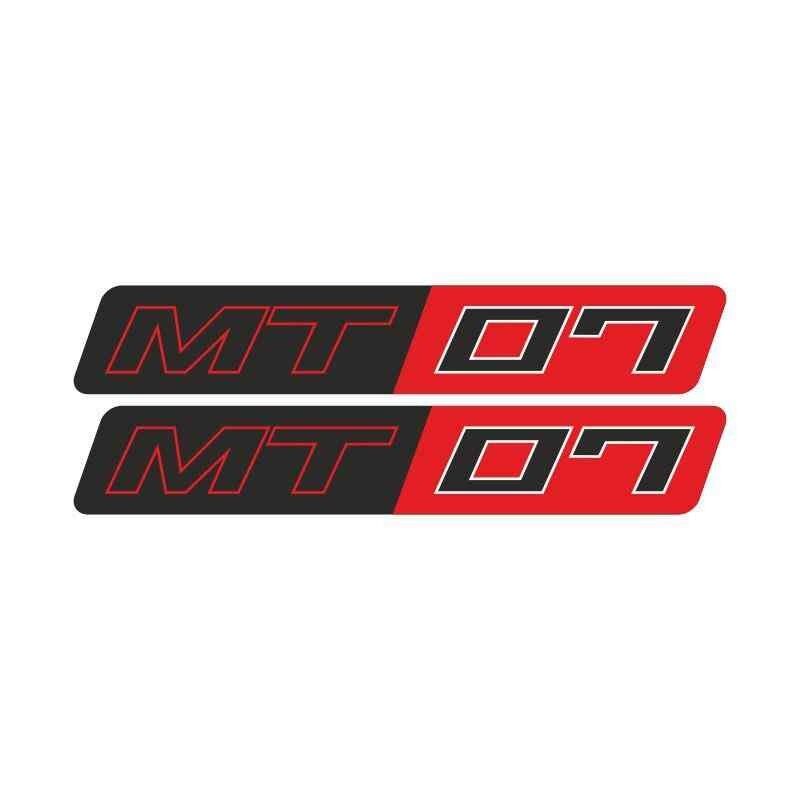 Yamaha Yamha Mt07 Uyumlu Kırmızı 15X2 Cm Damla Sticker