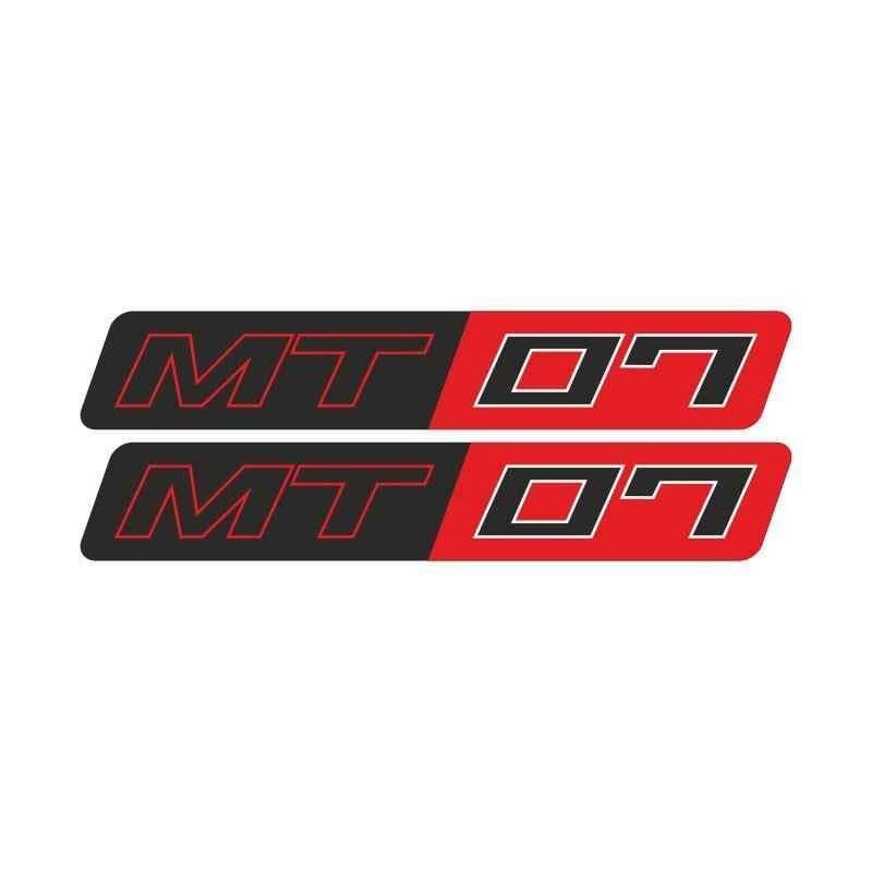 Yamaha Yamha Mt07 Uyumlu Kırmızı 15X2 Cm Damla Sticker