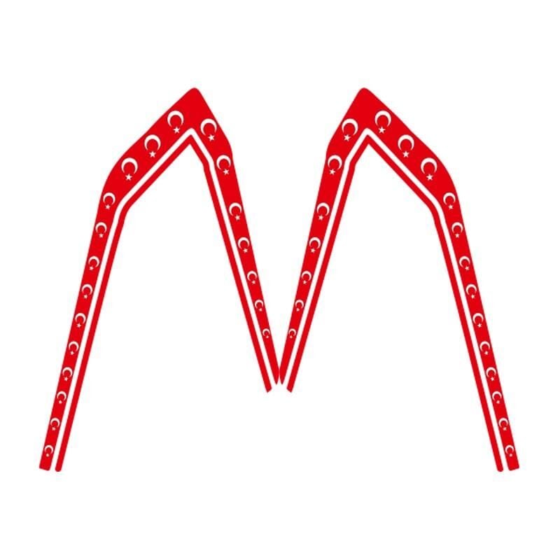 Cg Türk Bayrağı Damla Depo Şeridi