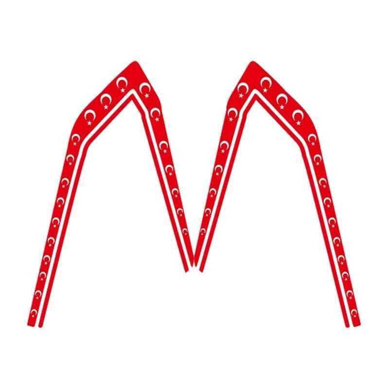 Cg Türk Bayrağı Damla Depo Şeridi