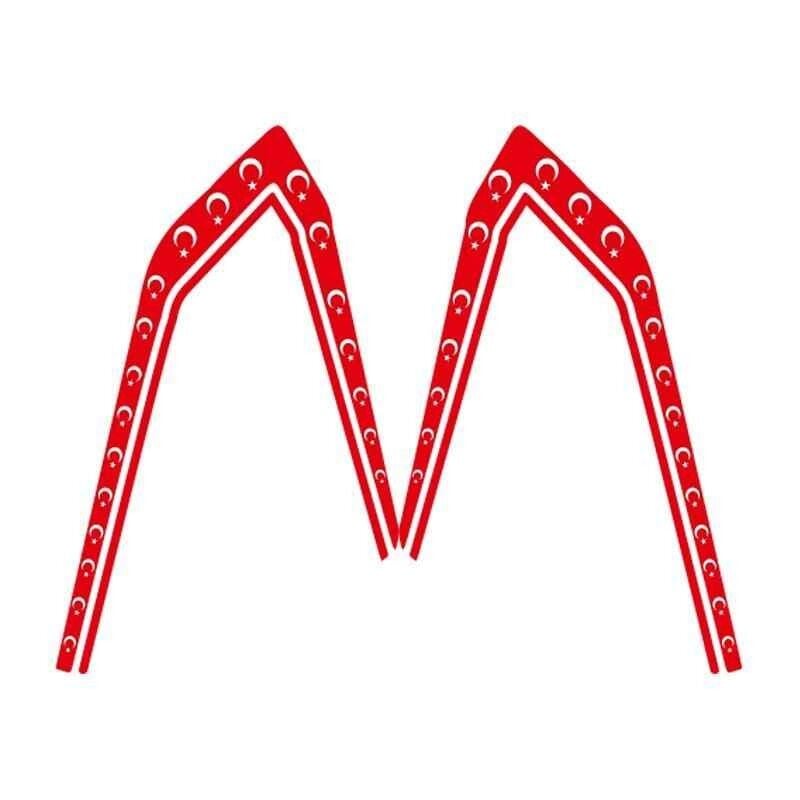 Cg Türk Bayrağı Damla Depo Şeridi