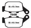 Mondial Arka Fren Disk Balatası (Cbs) Fa496 A Kalite 125 Drift L - Vultre 125 İ Kd 125 F