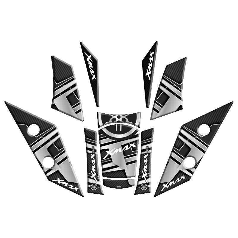 Yamaha Xmax 2018 - 2022 Uyumlu Tank Pad Set 007
