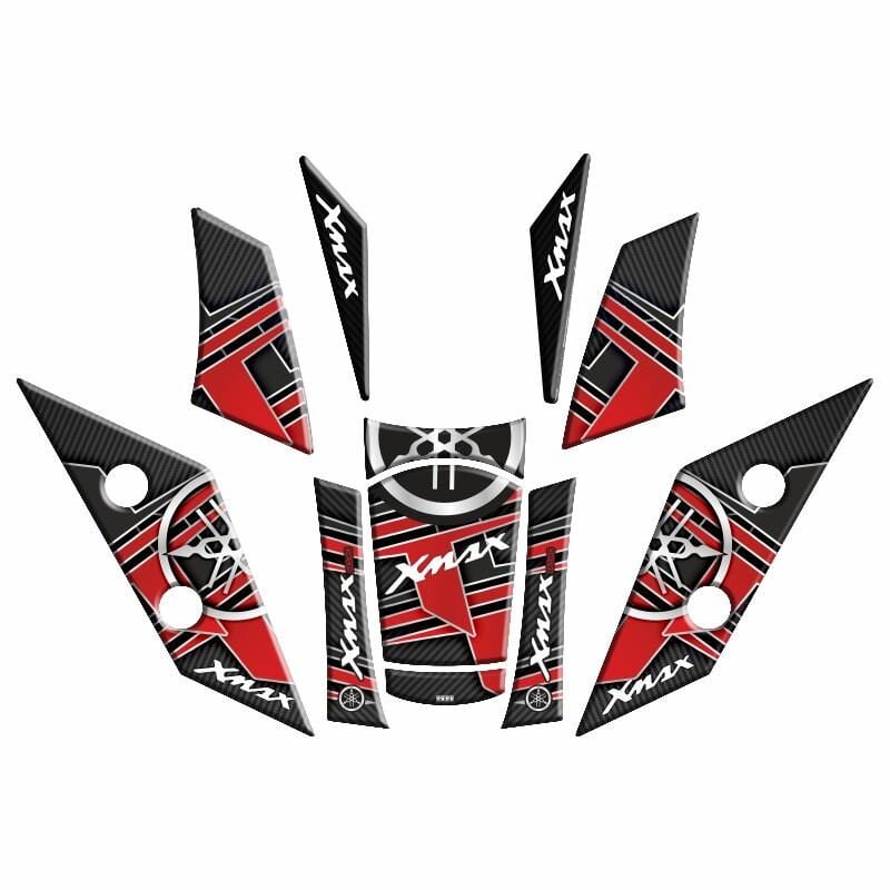 Yamaha Xmax 2018 - 2022 Uyumlu Tank Pad Set 009