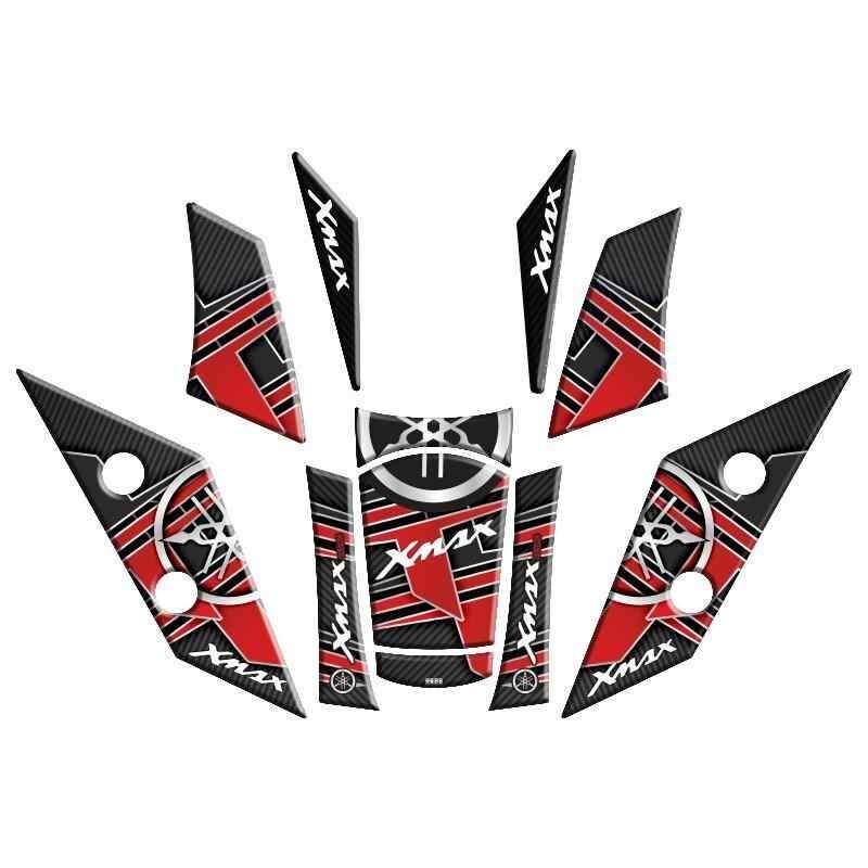 Yamaha Xmax 2018 - 2022 Uyumlu Tank Pad Set 009