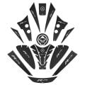 Yamaha R25 2019 - 2024 Uyumlu Tank Pad Set 001