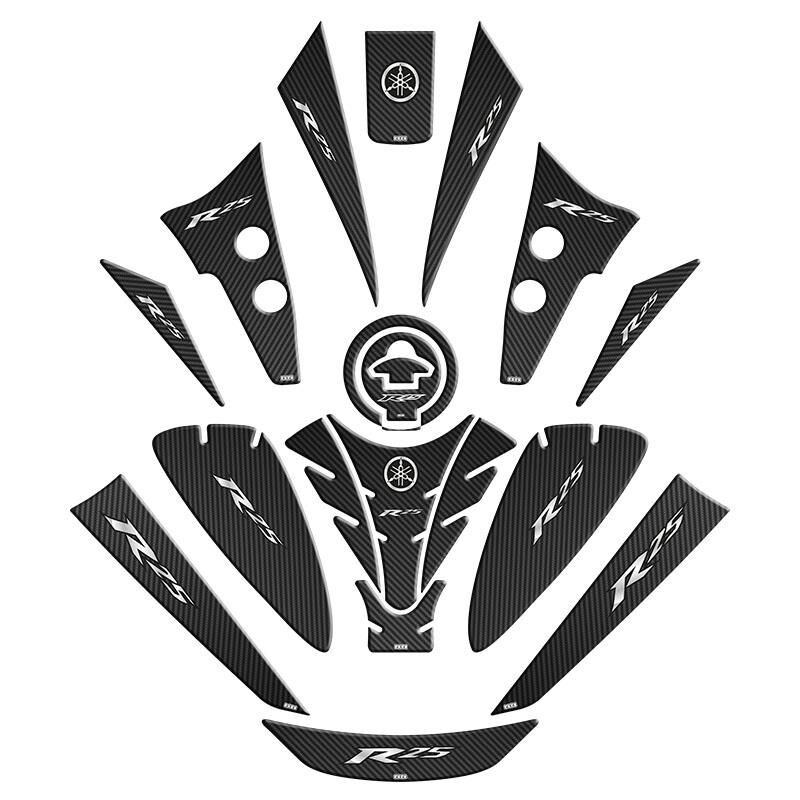 Yamaha R25 2019 - 2024 Uyumlu Tank Pad Set 001