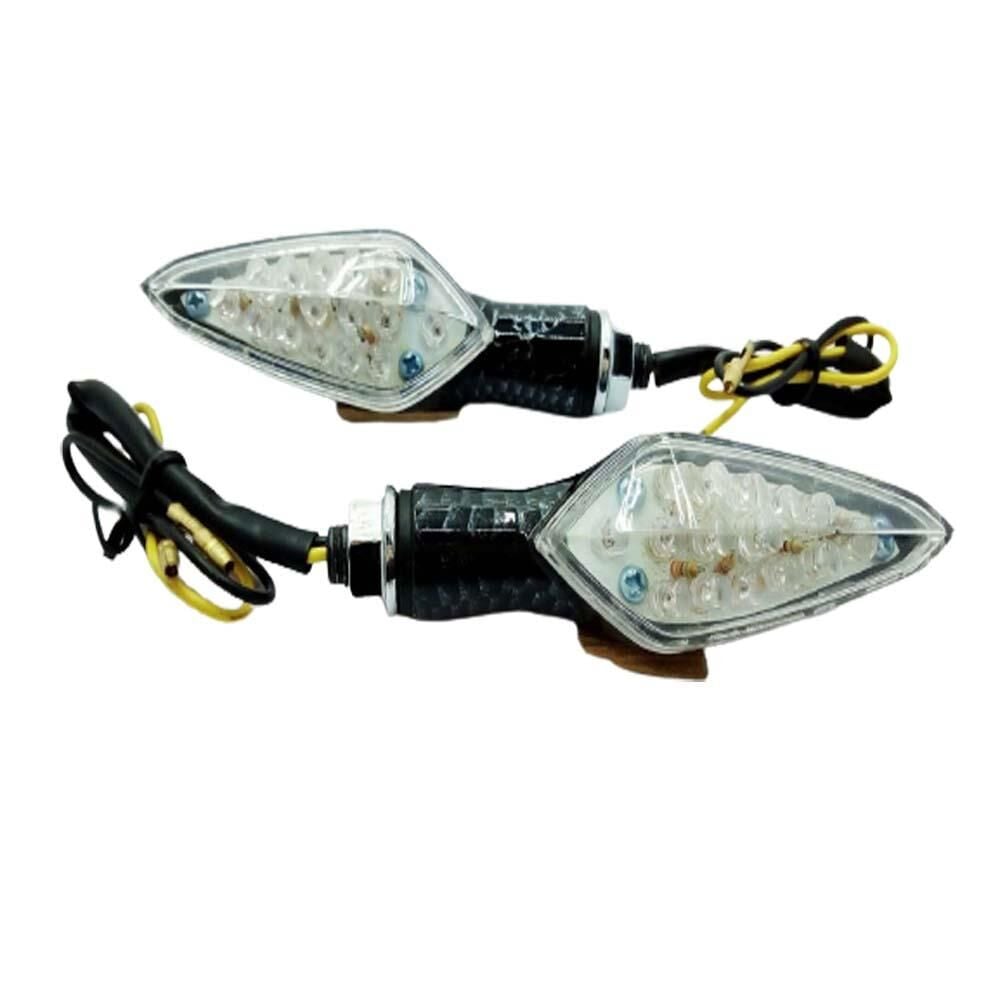 Sinyal Ledli Zamak Karbon 8552 Sarı Işık