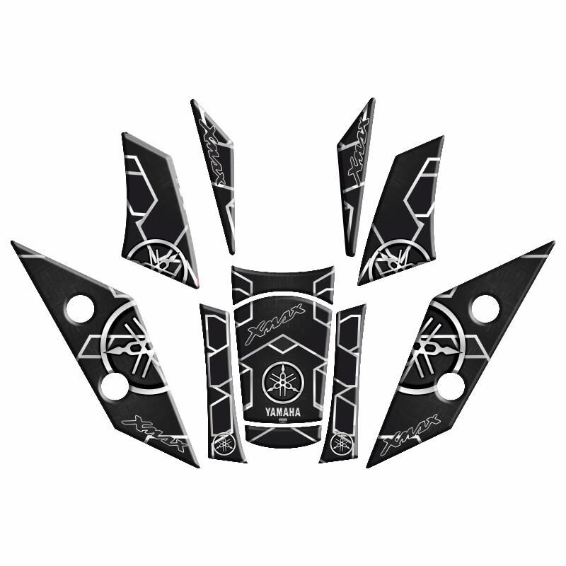 Yamaha Xmax 2018 - 2022 Uyumlu Tank Pad Set 012