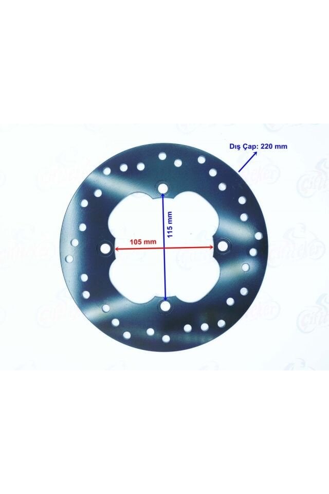 Honda Dylan Uyumlu 150 Ön Fren Diski 105-220-4 Öm