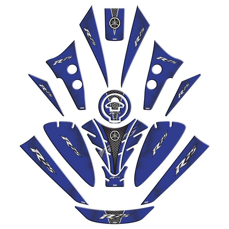 Yamaha R25 2019 - 2024 Uyumlu Tank Pad Set 004