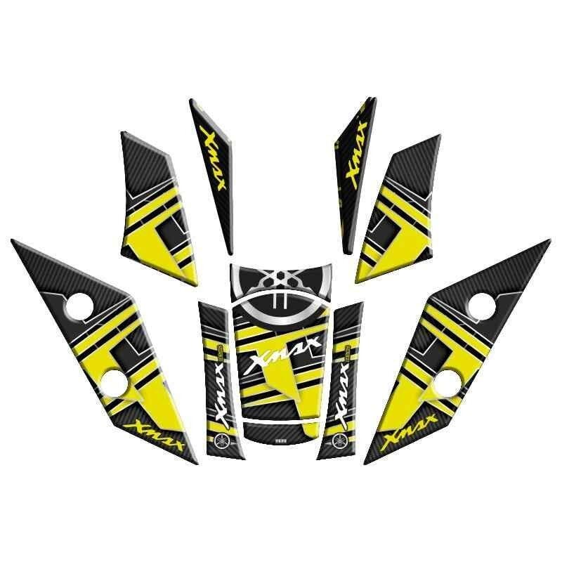 Yamaha Xmax 2018 - 2022 Uyumlu Tank Pad Set 014