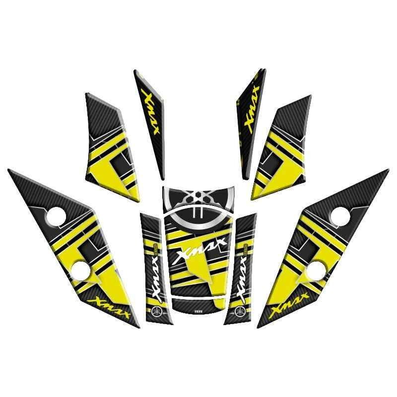 Yamaha Xmax 2018 - 2022 Uyumlu Tank Pad Set 014