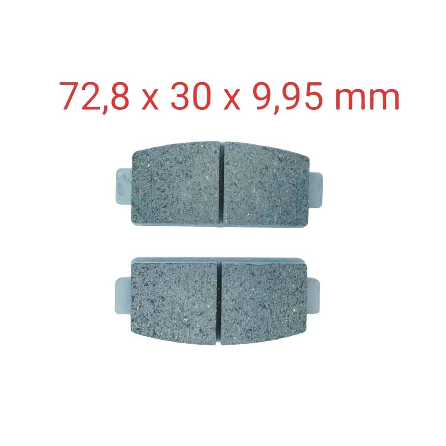 Arka Fren Disk Balatası Fa651 Cf 625 Terracross Z-Force 550-800 Takım