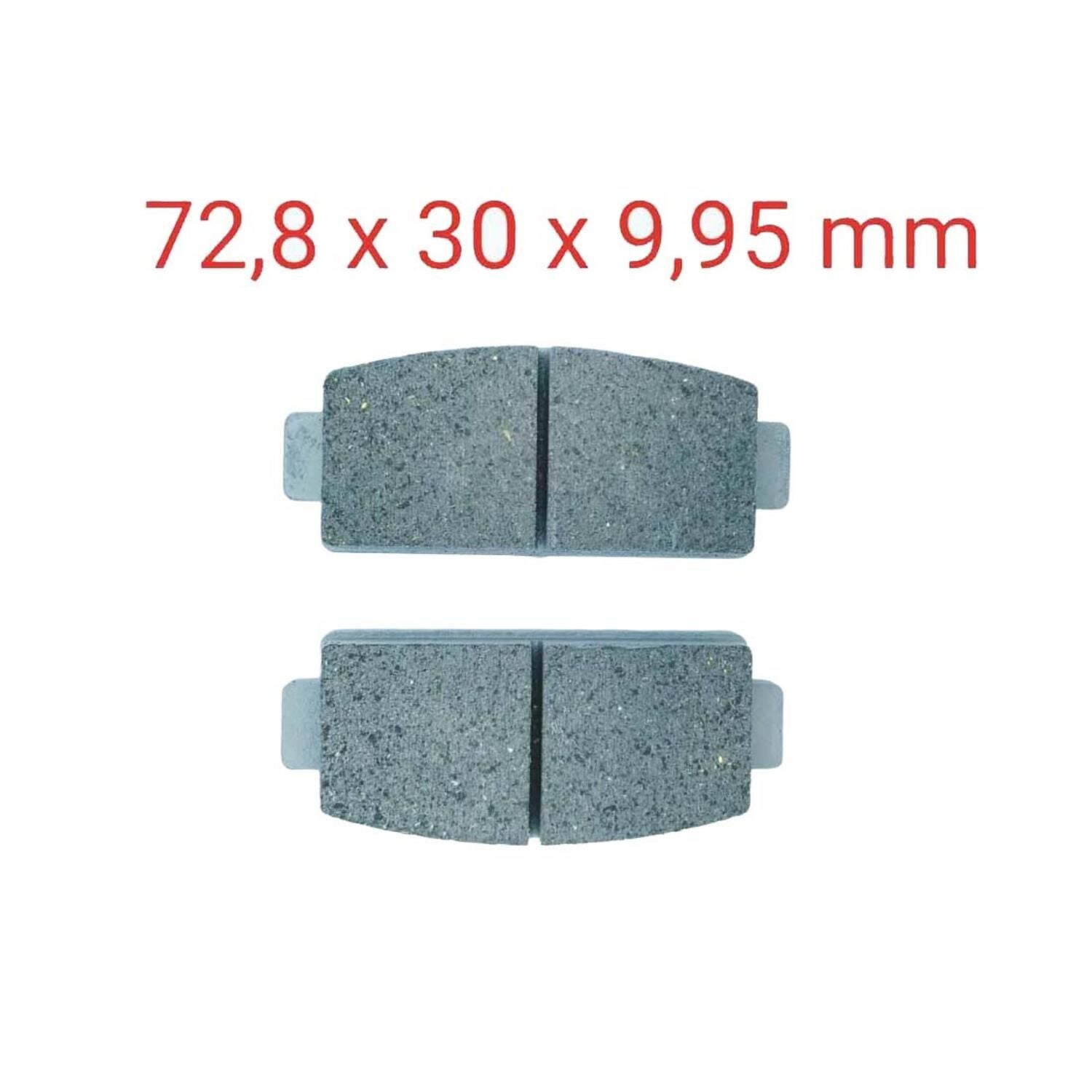 Arka Fren Disk Balatası Fa651 Cf 625 Terracross Z-Force 550-800 Takım