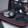Knmaster Kn6100 Pro Motosiklet Kask İnterkom Seti-Karbon Siyah
