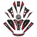 Yamaha R25 2019 - 2024 Uyumlu Tank Pad Set 006
