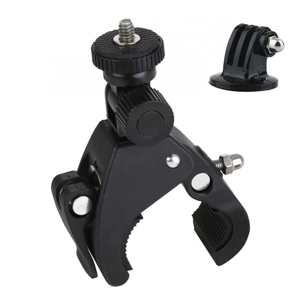 Knmaster Tüm Aksiyon Kameralara Uyumlu Metal Gidon Aparatı + Tripod Adaptörü