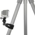 Knmaster Tüm Aksiyon Kameralara Uyumlu Metal Gidon Aparatı + Tripod Adaptörü