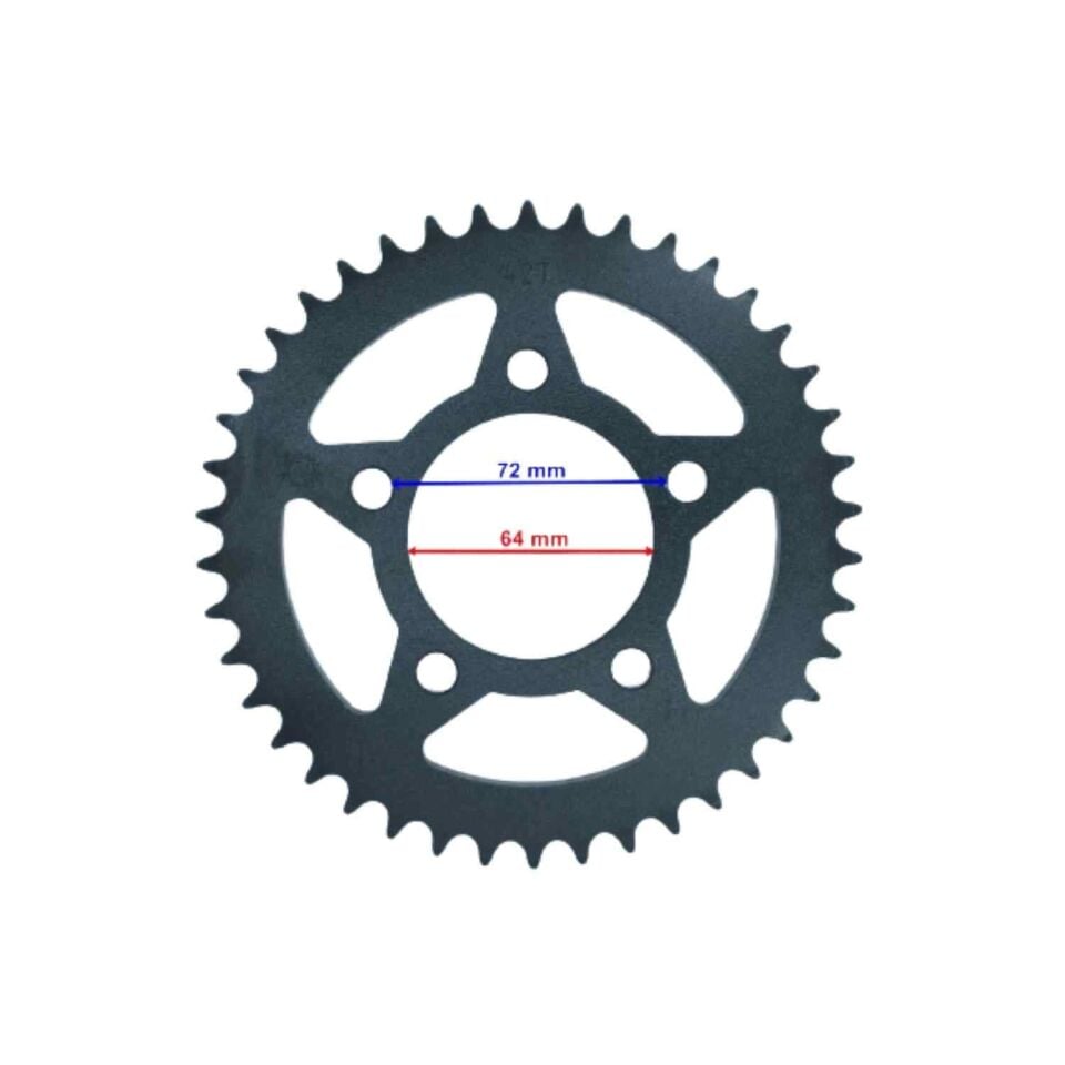 Mh Drift 125 L Arka Dişli Std 428-42T İç 64 Mm 5 Delikli Öm