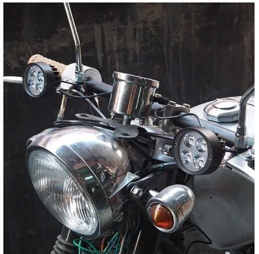 Knmaster Badger 12W Ayna Bağlantılı Motosiklet Sis Farı