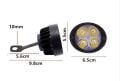 Knmaster Badger 12W Ayna Bağlantılı Motosiklet Sis Farı