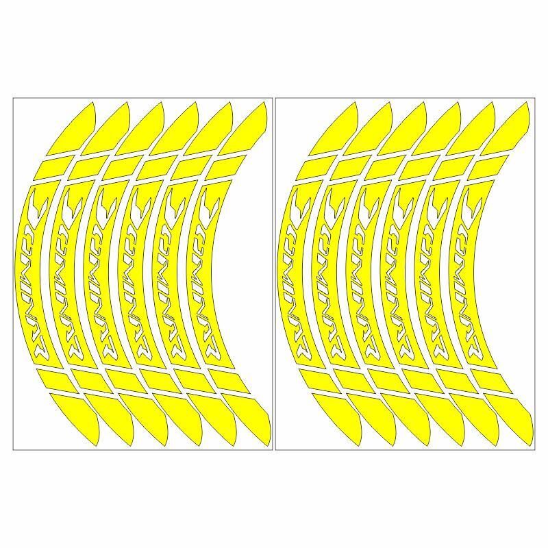 Bajaj Florasan Sarı Dominar Uyumlu Geniş 1 Set Jant Şeridi