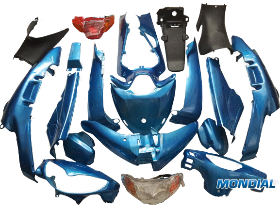 110Ft Kaporta Seti Mavi Far-Stop Dahil 19 Parça