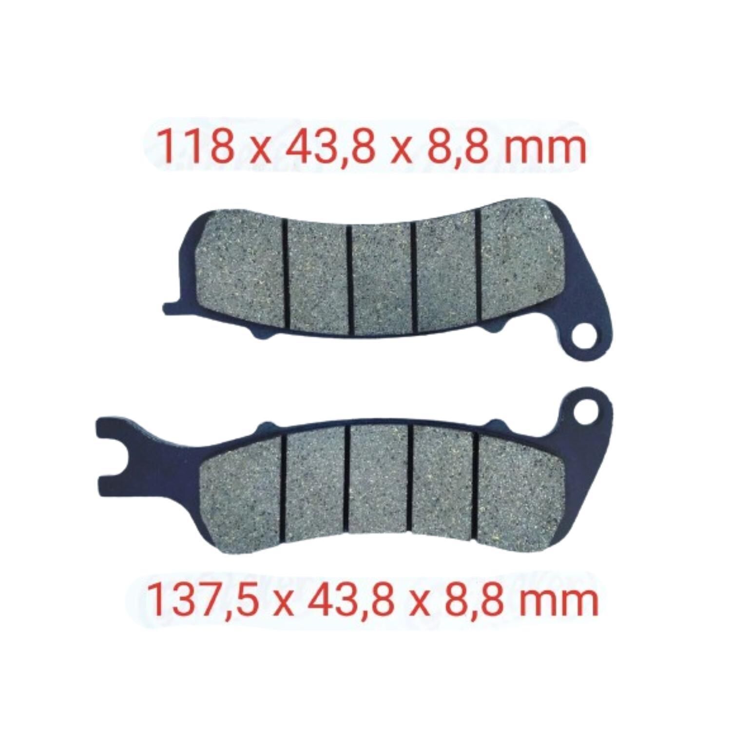 Mondial Ön Fren Disk Balatası Kd125 F Kıden Mr Vulture 125İ İth