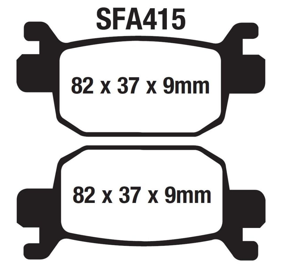 Mondial Nevada Arka Fren Disk Balatası Sfa415