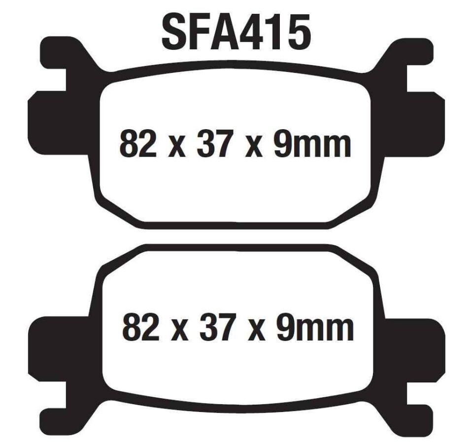 Mondial Nevada Arka Fren Disk Balatası Sfa415