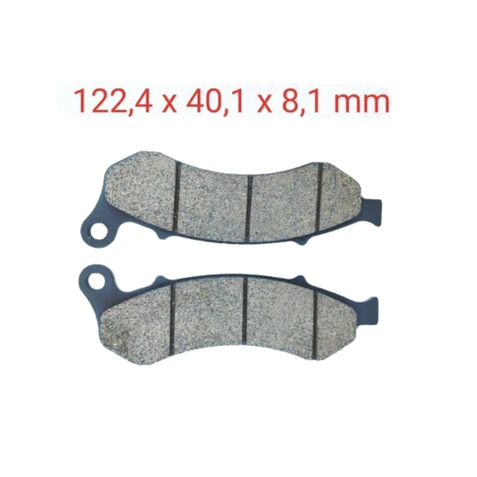 Mondial Ön Fren Disk Balatası (Cbs) Mh 125 L Drift Kd125 F Kıden A Kalite