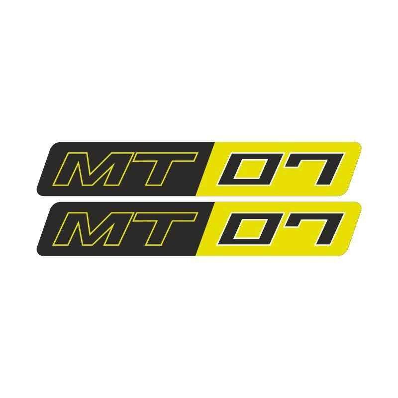 Yamaha Yamha Mt07 Uyumlu Sarı 15X2 Cm Damla Sticker