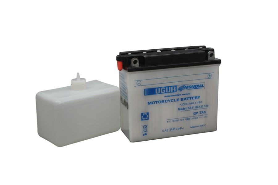 Mondıal 125Kt Aku 12V 7A (147X60X130/2.4Kg) Orijinal