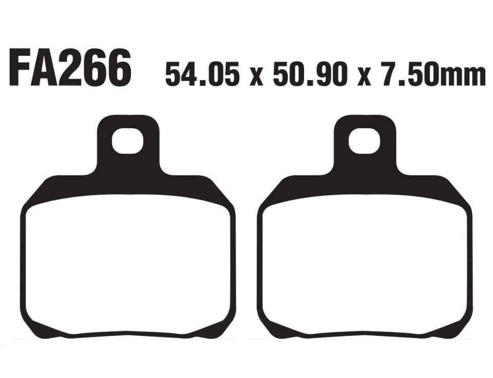 E-Bis Volta Ön Fren Disk Balatası Fa266 A Kalite