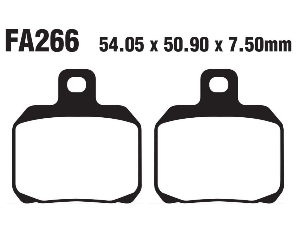E-Bis Volta Ön Fren Disk Balatası Fa266 A Kalite