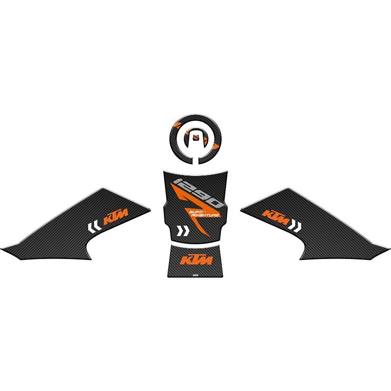 Skm Ktm 1290 Super Adventure 2021 - 2022 Uyumlu Tank Pad Set 002