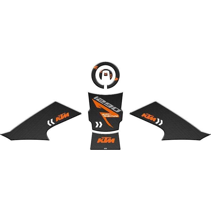 Skm Ktm 1290 Super Adventure 2021 - 2022 Uyumlu Tank Pad Set 002