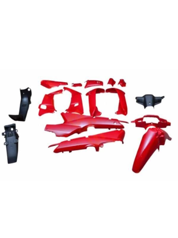 Bisan Kaporta Seti (Far+Stop Yok) Kırmızı Cub Stickerlı