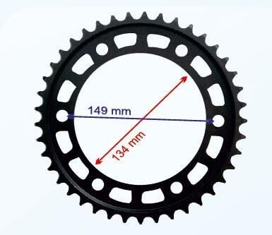 Cbr 600-1000Rr Arka Dişli 525-41T İç 134X6 Delikli Ind Öm