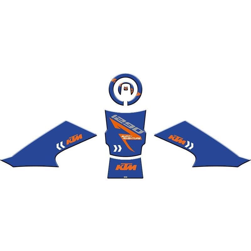 Skm Ktm 1290 Super Adventure 2021 - 2022 Uyumlu Tank Pad Set 003