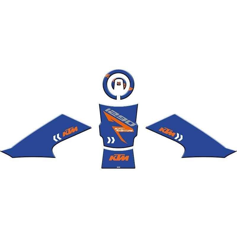 Skm Ktm 1290 Super Adventure 2021 - 2022 Uyumlu Tank Pad Set 003