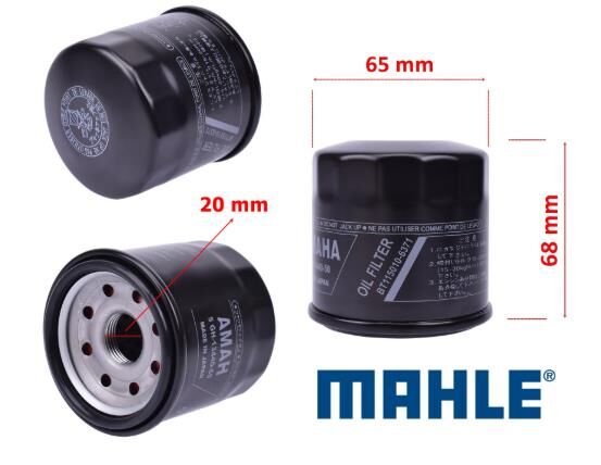 Yamaha Mahle Yağ Filtre Oc 1081 Mt-25/R-25/Rks A 250/R 250
