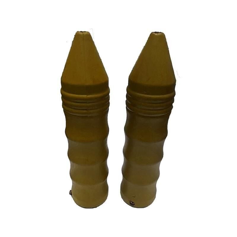 4 Parmak Mat Gold Sivri Elcik Plastik