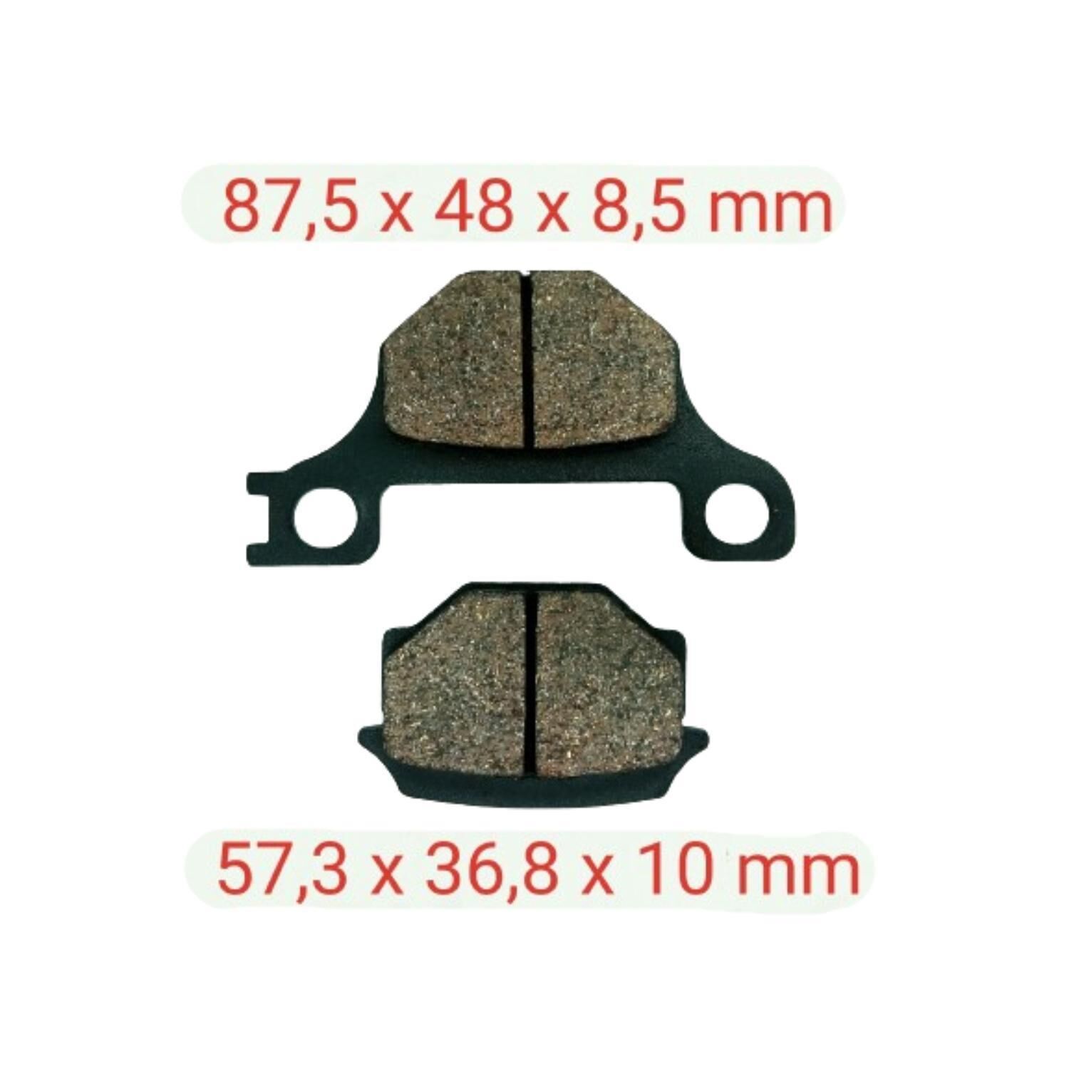 Mondial Mh Mr X-Treme Ön Fren Disk Balatası Tırnaklı Fa093