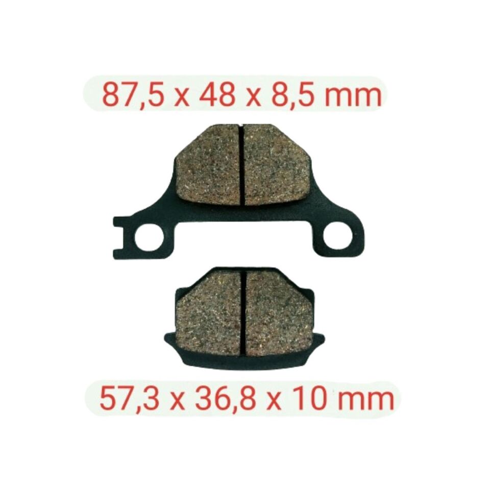 Mondial Mh Mr X-Treme Ön Fren Disk Balatası Tırnaklı Fa093
