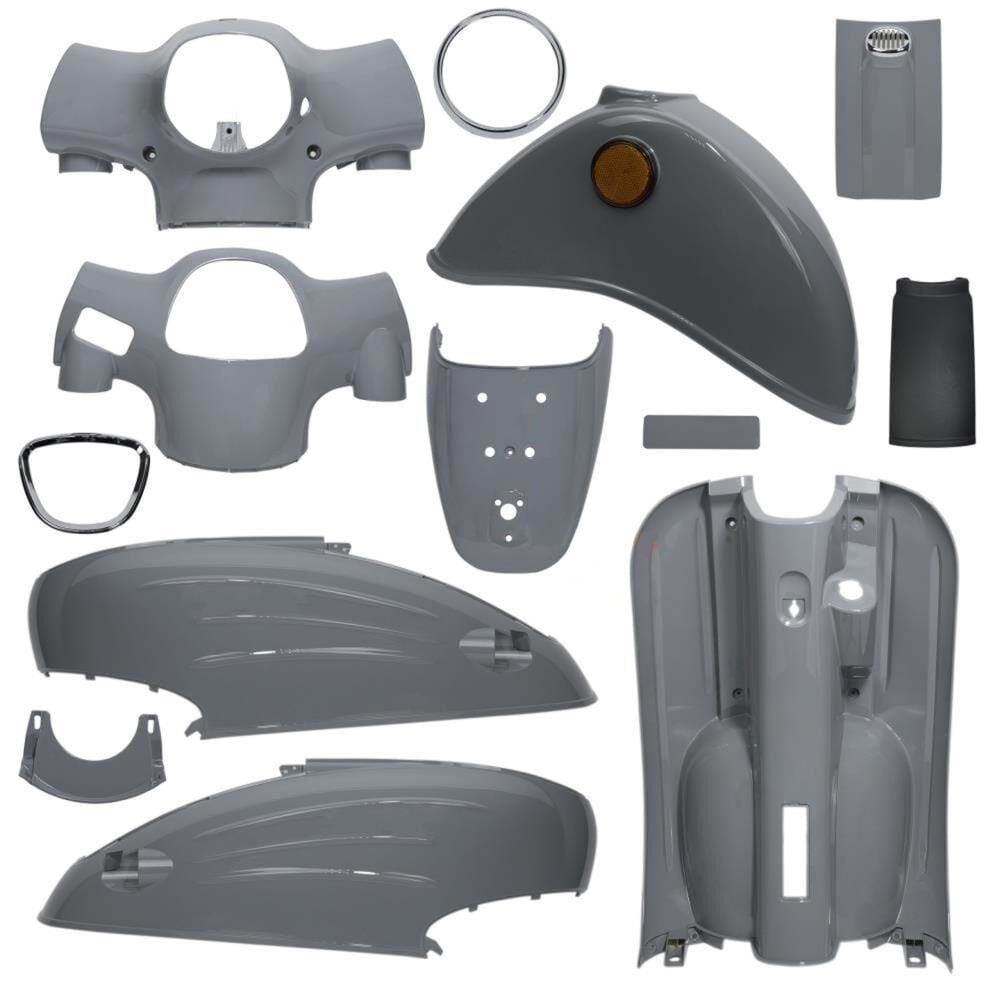 Mondial Turismo 50İ Kaporta Seti (Boyalı Parçalar) Gri 15 Parça