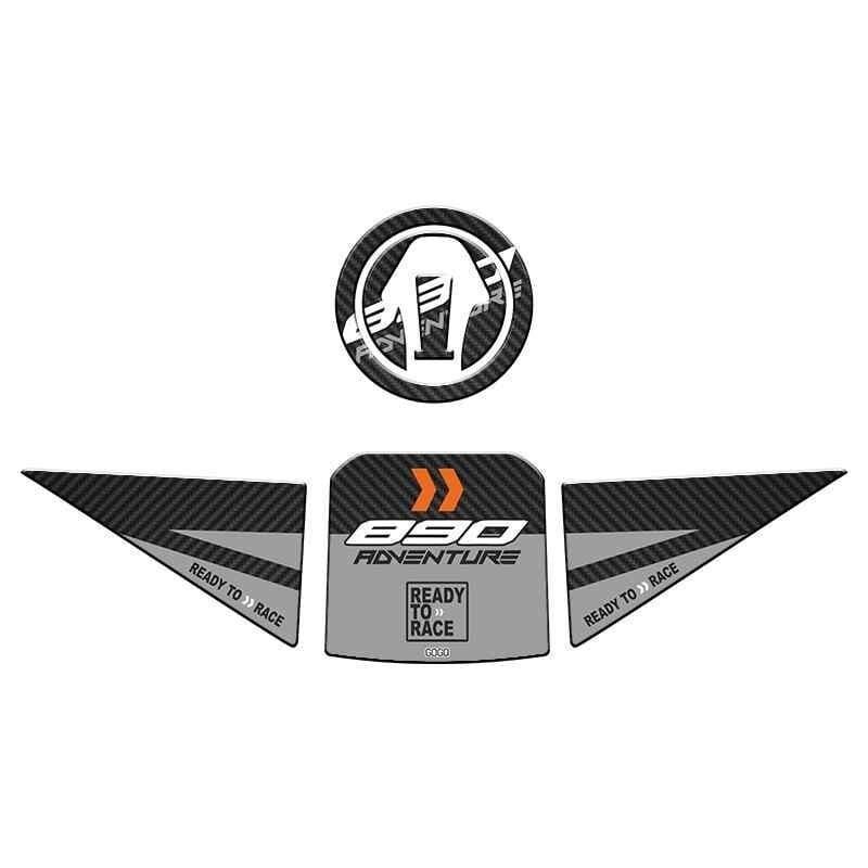 Skm Ktm 890 Adventure 2020 - 2022 Uyumlu Tank Pad Set 001